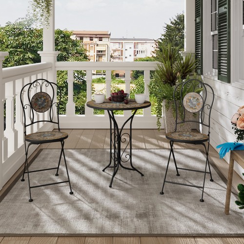 3pcs patio bistro set outdoor - patio,