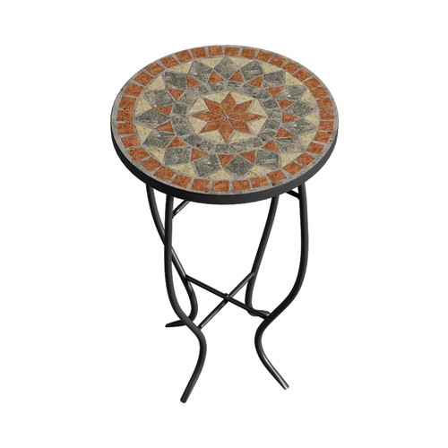 Outdoor mosaic bistro - mosaic, iron