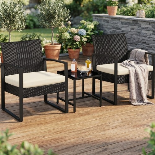 Elegant piece rattan - elegant, 3-piece