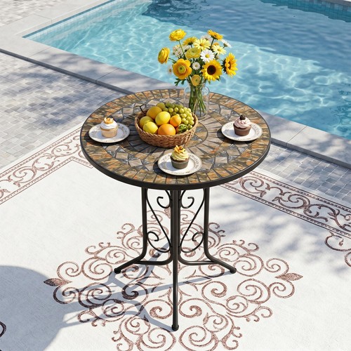 Round bistro table - round,