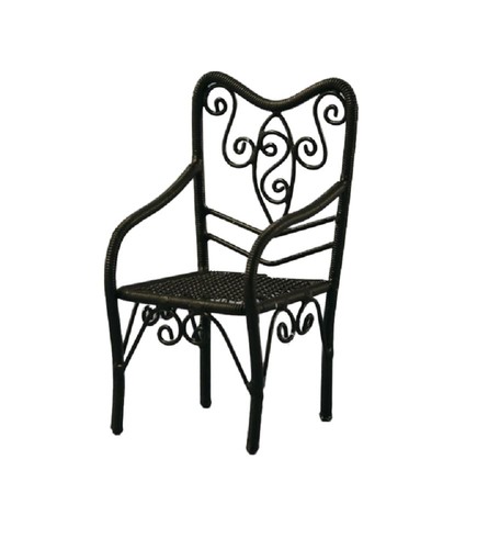 Dolls house black wire - wire, wrought