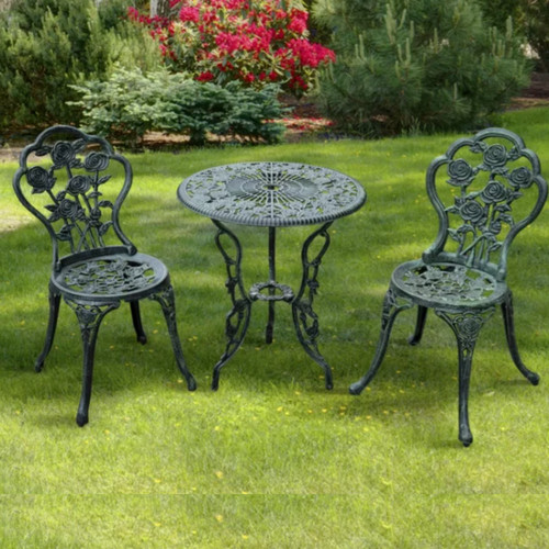 Vintage garden bistro set cast - vintage,