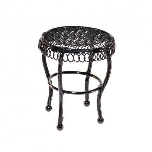 Dolls house black wire - house, wrought