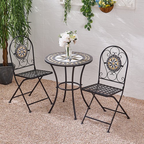 Mosaic bistro set table - bistro,