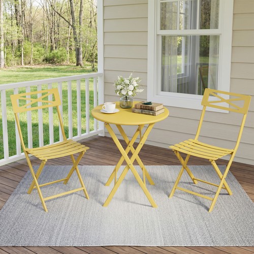 Piece folding patio bistro - 3-piece,