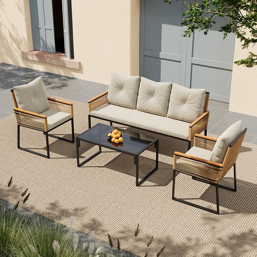 4pcs garden furniture outdoor - 4pcs,