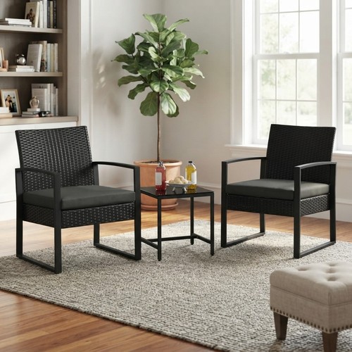 Elegant piece rattan - elegant, 3-piece
